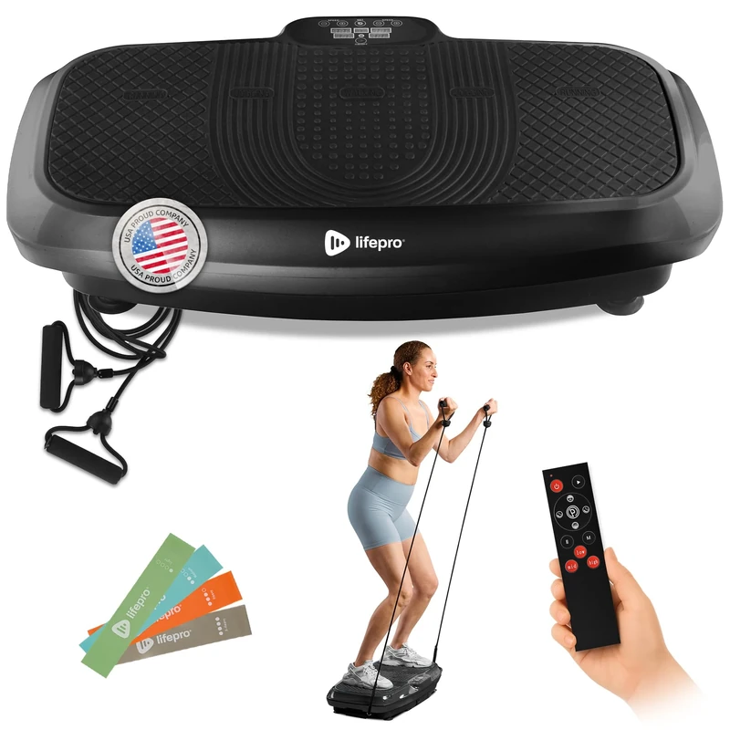 LifePro Turbo 3D Vibration Plate Exercise Machine for Home, Dual Motor Oscillation & Pulsation, Whole Body Workout Equipment