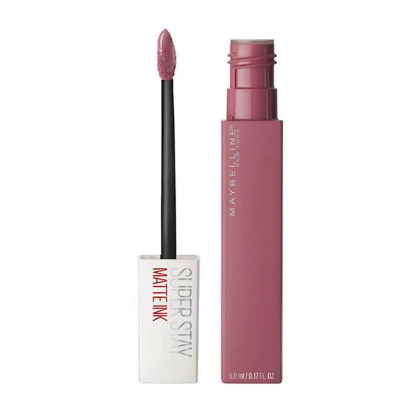 Maybelline New York Superstay Matte Ink Longlasting Liquid Lipstick - 15, Lover, Lipstick Up to 12 Hour Wear, Non Drying, 5 ml