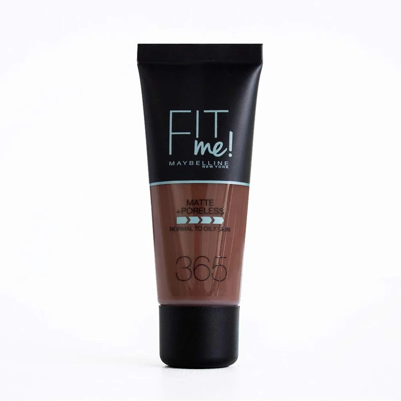 Maybelline Fit Me Foundation, Matte & Poreless, Full Coverage Blendable Normal to Oily Skin, 365 Espresso 30ml