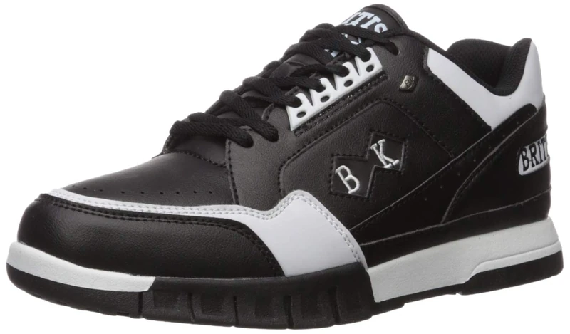 British Knights Men's Metros Sneaker, Black/White, 6.5 UK