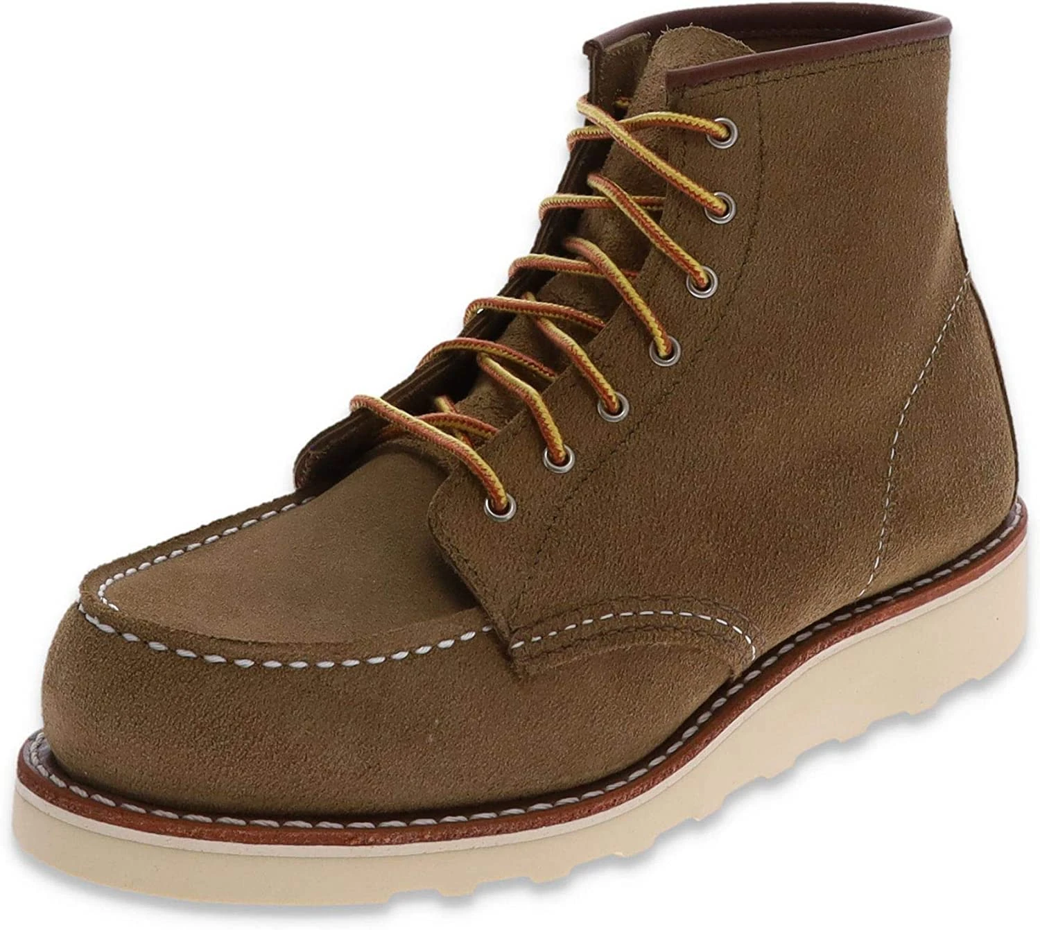 Red Wing Womens Classic Moc Suede Olive Boots 6.5 UK