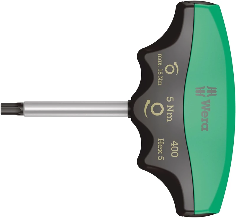 Wera 400 Hex-Plus pre-set torque indicator, Hex-Plus 5x60, 5Nm, 05005081001