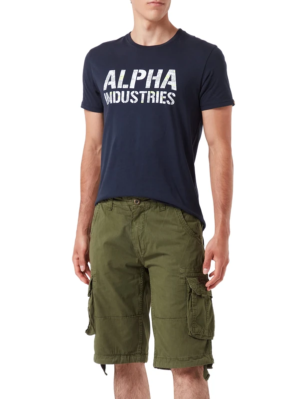 Alpha Industries Jet Short Mens Dark Olive