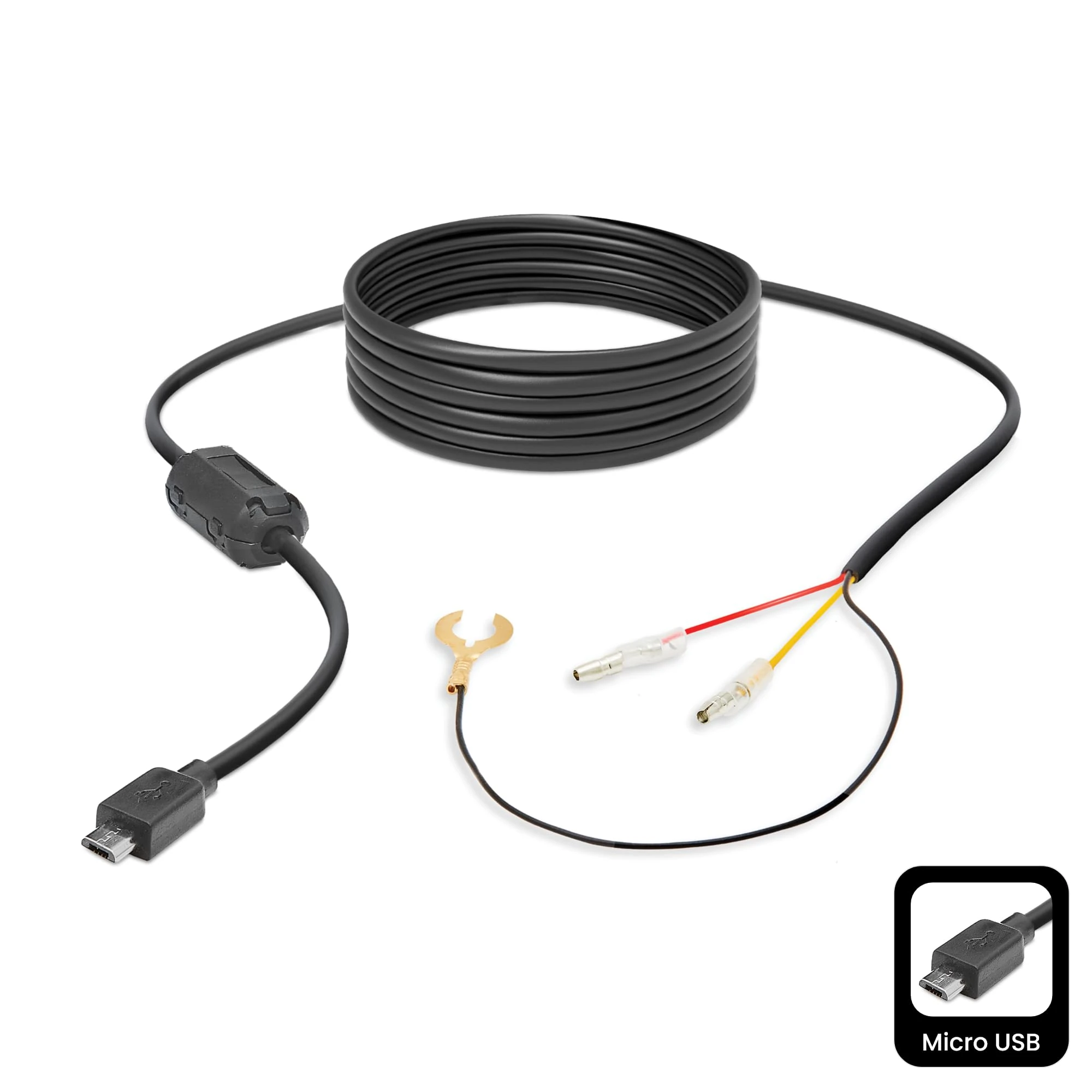Road Angel Hard Wiring Kit for Road Angel Halo Go, Drive and Pure One. Enables always on Parking Mode, Winter Mode and Battery protection built in, Easy Installation, HD1