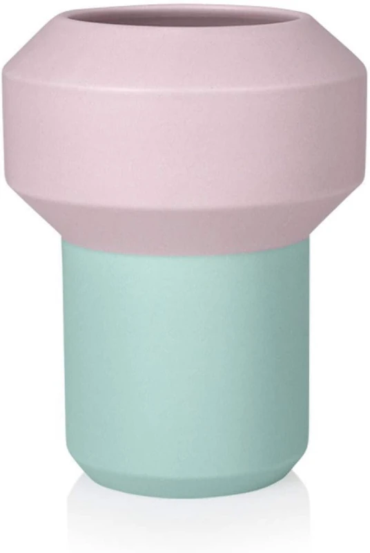 Lucie Kaas FU02PIMI Fumario Vase, Porcelain, Pink