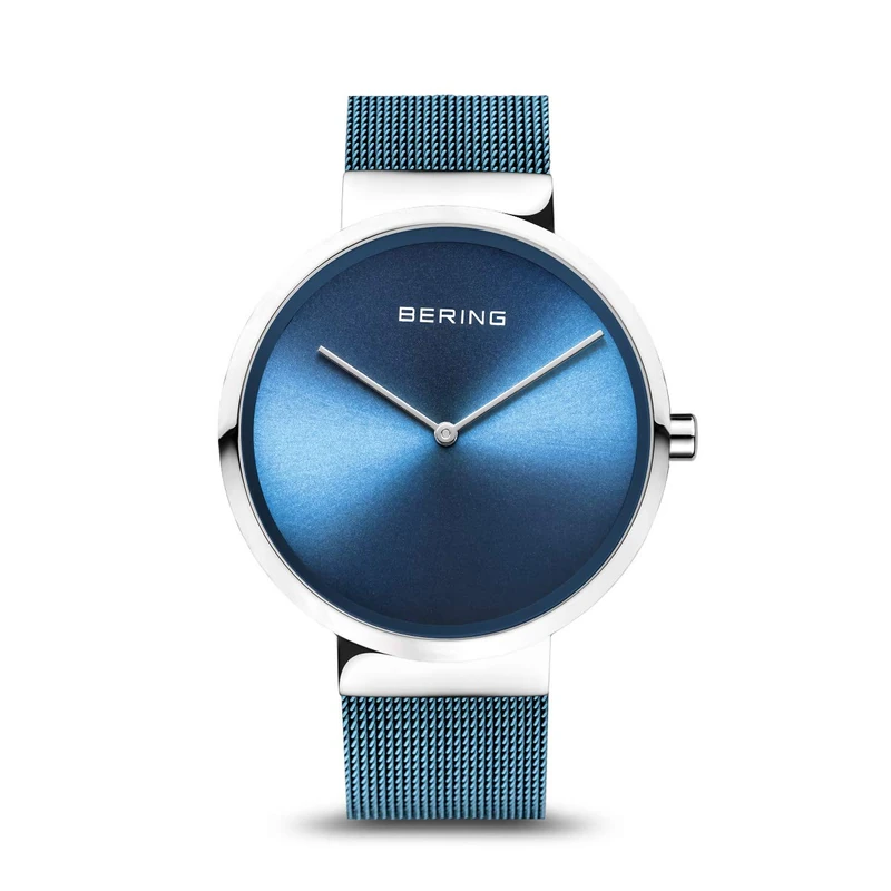 BERING Unisex Analog Quartz Classic Collection Watch with stainless steel Strap and Sapphire Crystal 14539-308