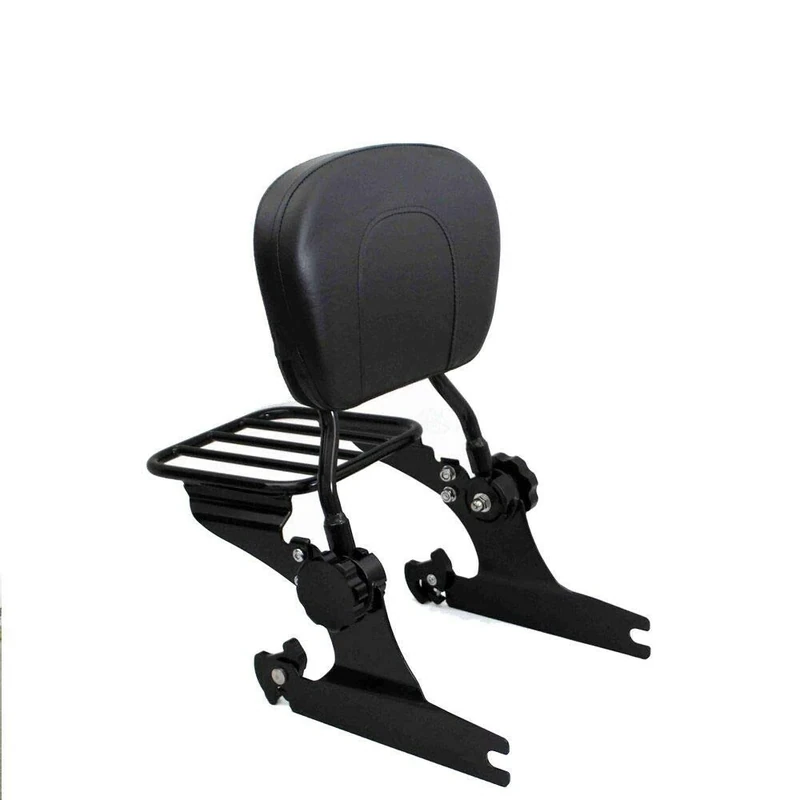 Customacces Sissybar Detachable Black for Harley Davidson Sportster Iron XL1200N 19'