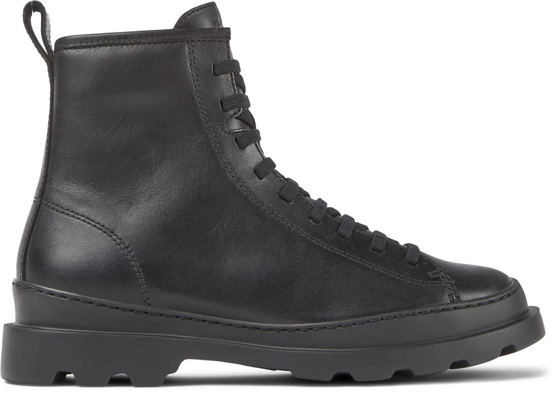 Camper Women's Brutus K400325 Mid Calf Boot, Black, 7 UK