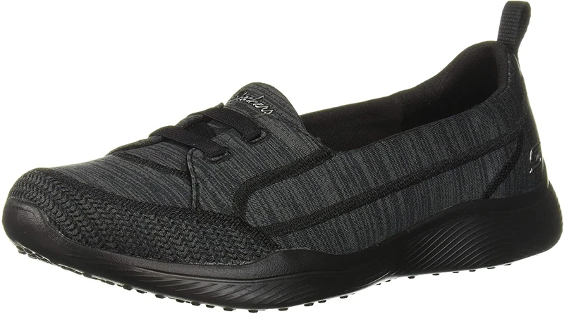 Skechers Women's Microburst 2.0 Best Ever, Black/Black, 8