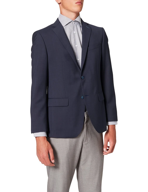 Daniel Hechter Men's Jacket Modern Suit, Blue (Bluegrau 640), 24 (Size: 50)