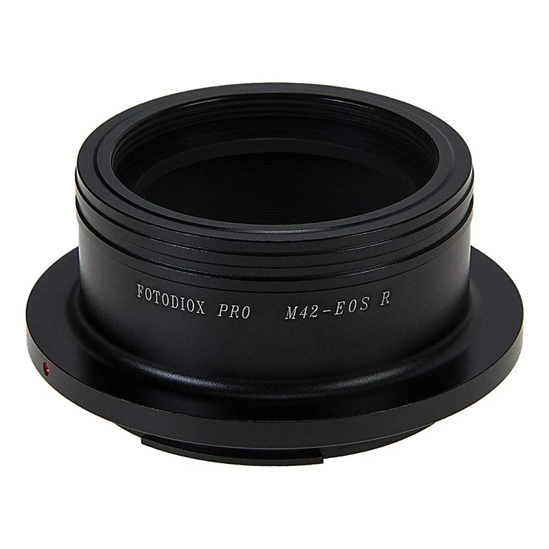 Fotodiox Pro Lens Mount Adapter Compatible with M42 Type 2 and Select Type 1 Lenses to Canon RF-Mount Cameras