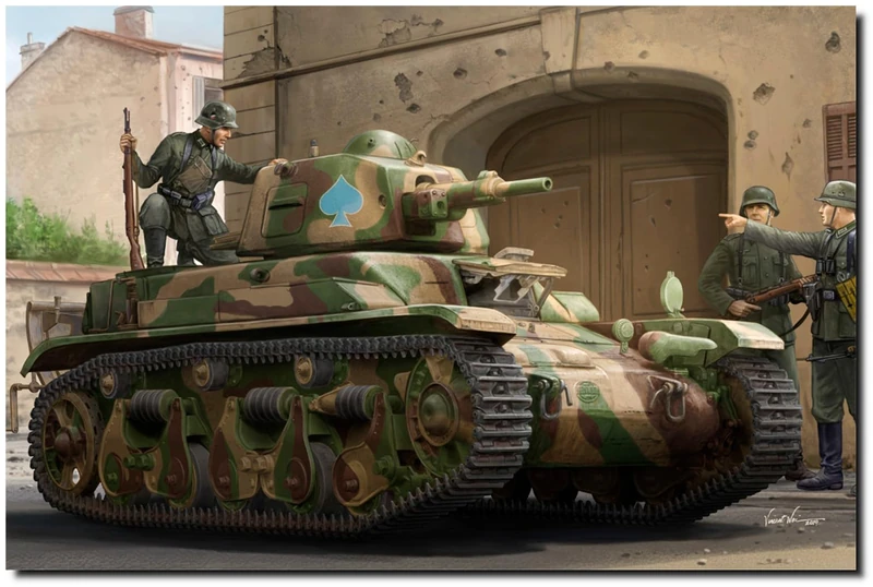 Hobbyboss 1:35 French R39 Light Infantry Tank Model Kit