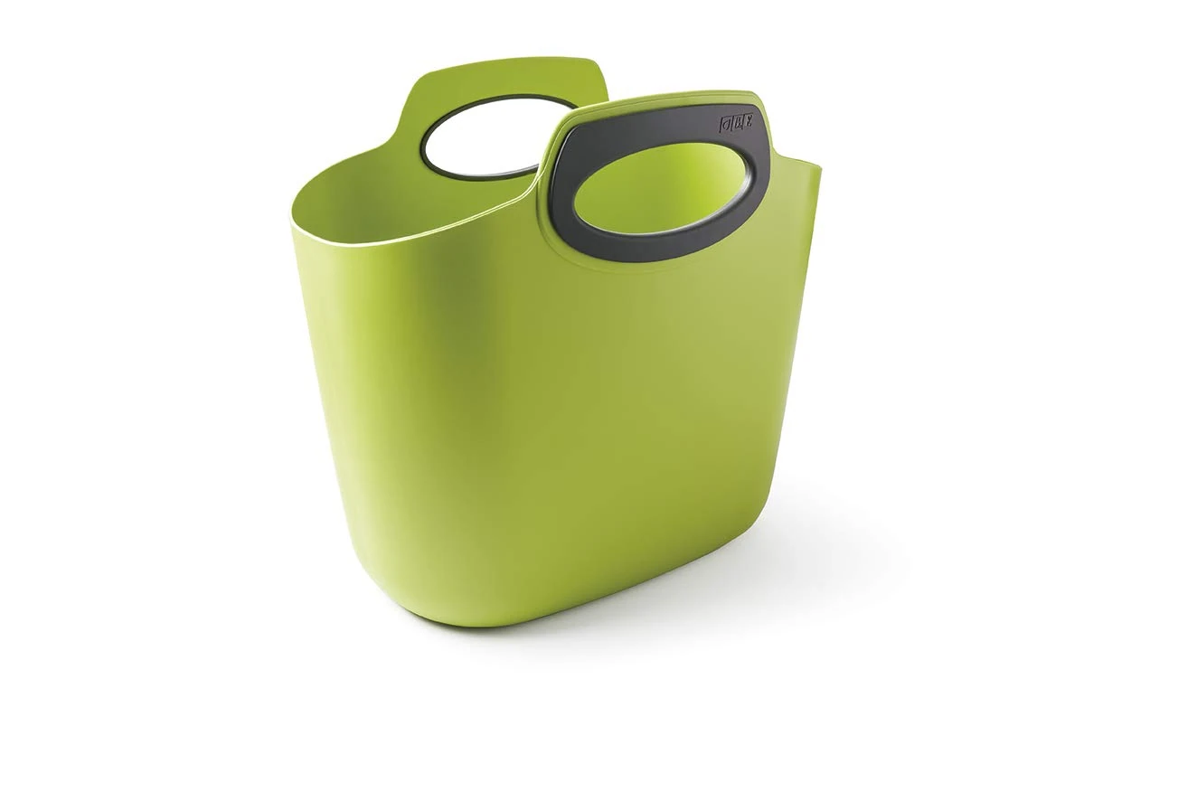 G.F. GF Garden, FOR 2 Everyday, Plastic bag Multipurpose container, with handles, colour Lime Green,Large