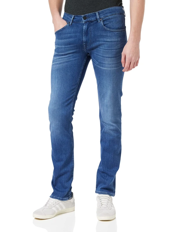 Seven for All Mankind International SAGL Men's Slimmy Slim Jeans, Blue (Mid 0bd), W28/L32 (Manufacturer Size: 28)
