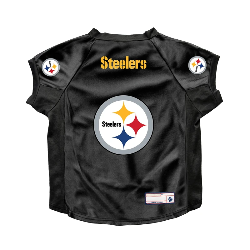 Littlearth Pittsburgh Steelers NFL Stretch Pet Jerseys for Big Dogs