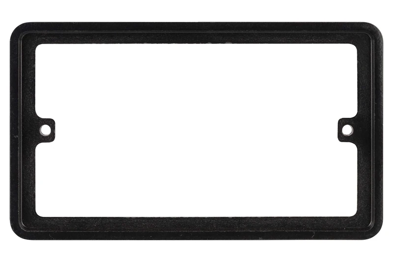 Schneider Electric Lisse Screwless Deco - Double Socket Surround, GGBLSPC2BS, Spacer, Black