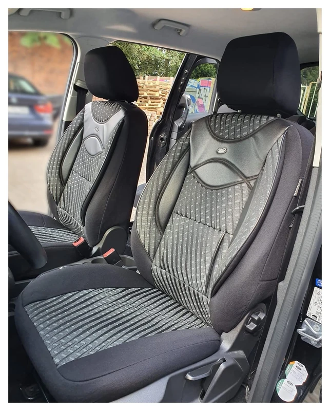 Seat covers compatible with Volvo V60 II driver and passenger from 2018 FB:115 - Image 1