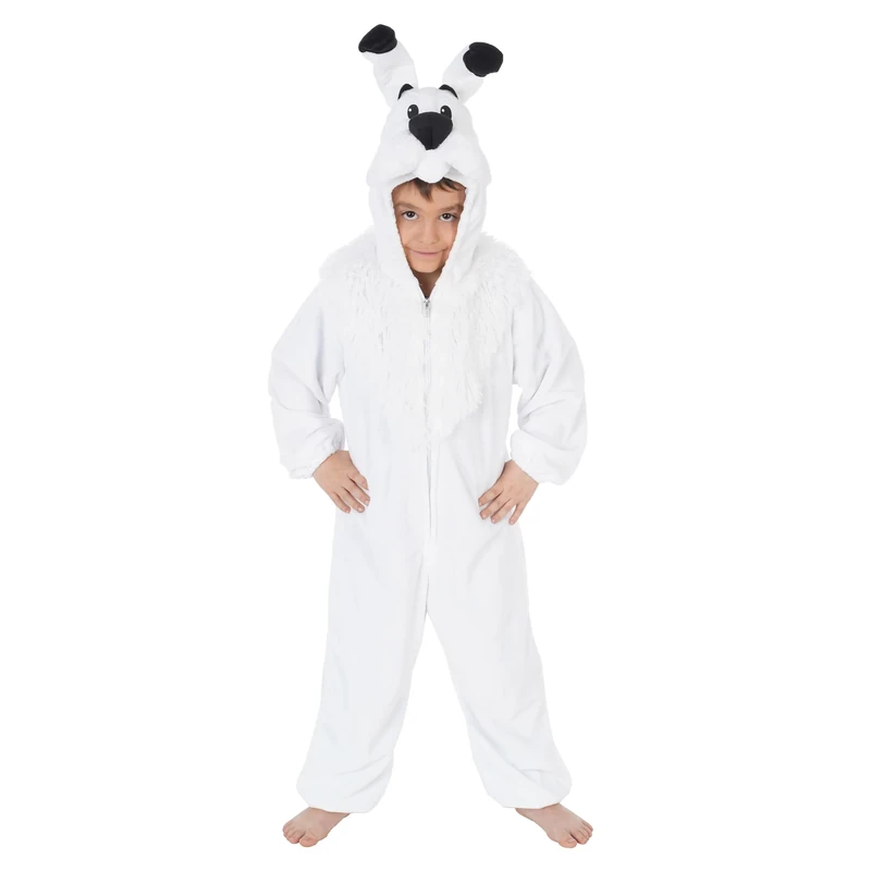 Chaks C4478116 Combinaison Idefix Jumpsuit, Cartoon, White, 116