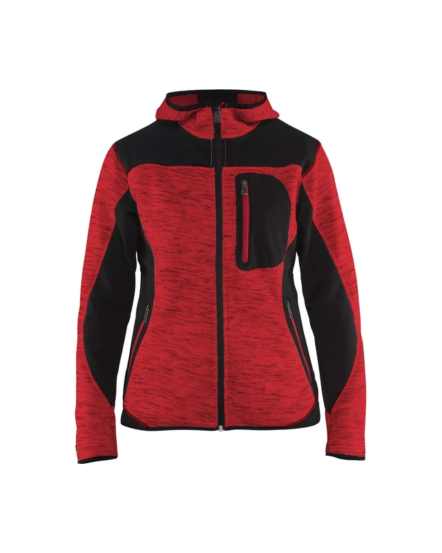 BLÅKLÄDER Ladies Knitted Sweater XXL Red/Black - Image 1
