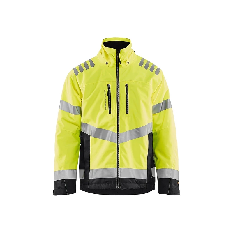 Blaklader 478019773399XL Winter Jacket, High Vis Yellow/Black, Size XL