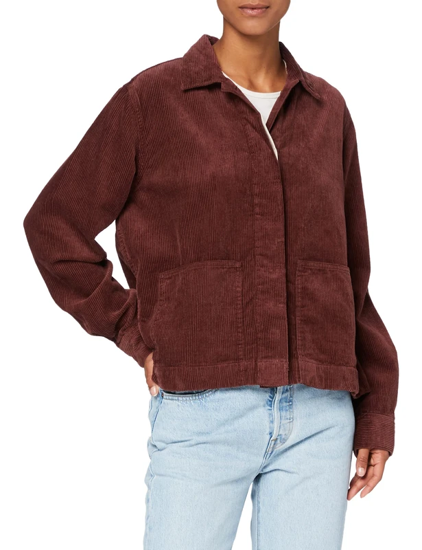 Kings of Indigo Women's Farzin Jacket, Brown (Rust 7506), Large