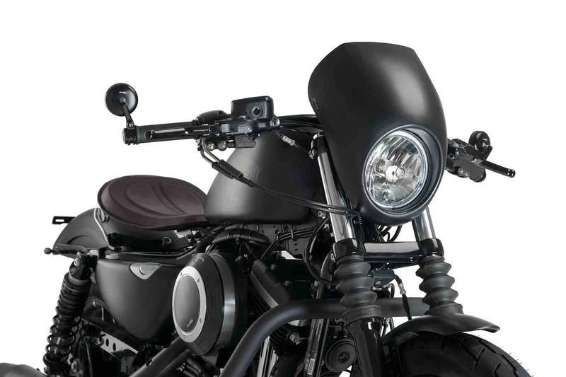 Semifairing Model Anarchy Black Customacces for Harley Davidson Sportster 883 Superlow 17'-19',AZ1101N