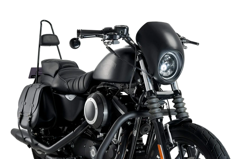 Semifairing Model Anarchy Matt Black Customacces for Harley Davidson Sportster 883 Iron 09'-09'