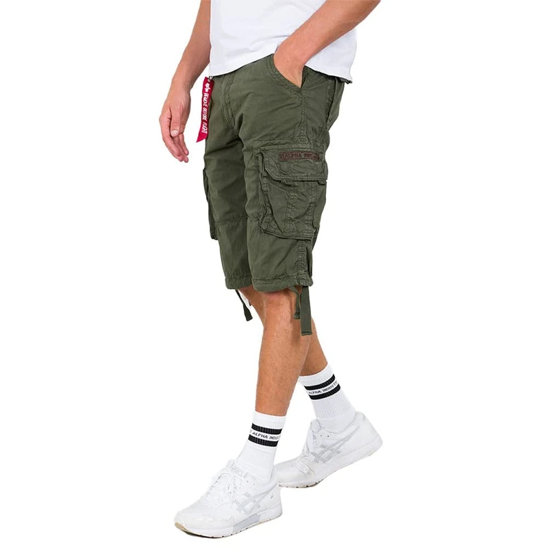 Alpha Industries Jet Short Mens Dark Olive