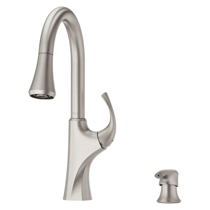 PFISTER F-529-7MRGS Miri 1-Handle Pull-Down Kitchen Faucet, Spot Defense Stainless Steel