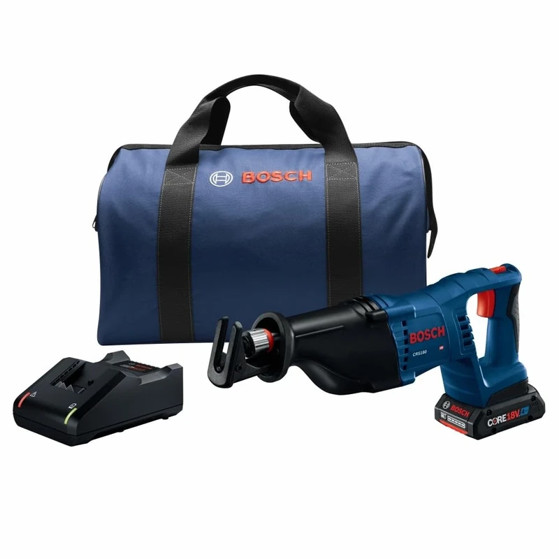Bosch Power Tools Reciprocating Saw Kit - CRS180-B15 18V D-Handle Saw w/ (1) 4.0 Ah CORE Battery - Image 1