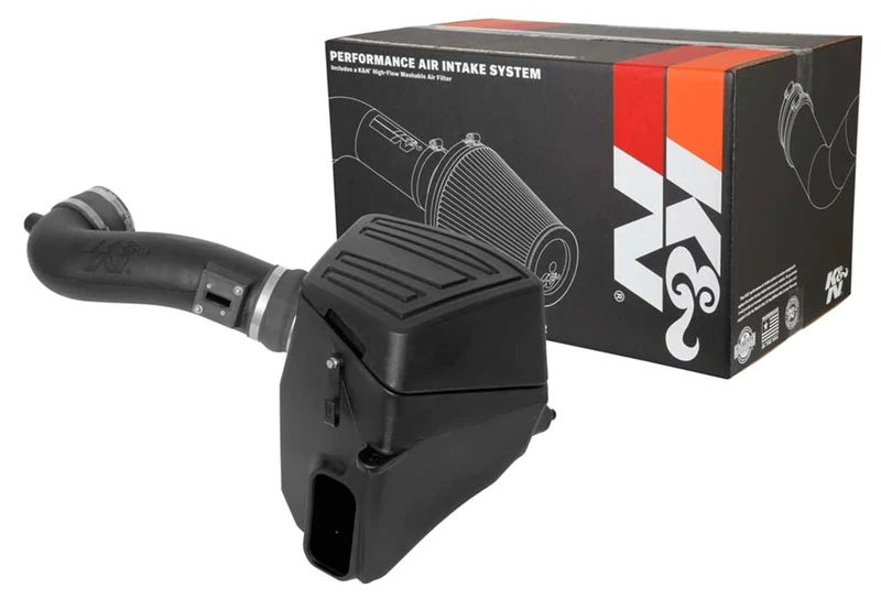 K&N Cold Air Intake Kit: High Performance, Guaranteed to Increase Horsepower: Fits 2019 Chevy/GMC (Silverado 1500, Sierra 1500) 5.3/6.2L V8,63-3109