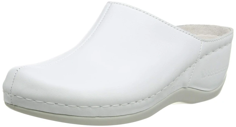 Berkemann Women's Jada Mule, White, 8.5 UK