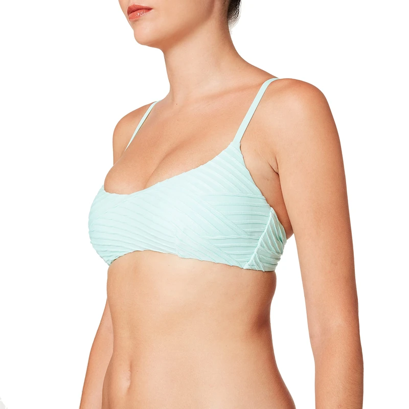 Seafolly Women's Freshwater Bralette Bikini Top, (Fresh Mint Fresh Mint), 32B (Size: 10)