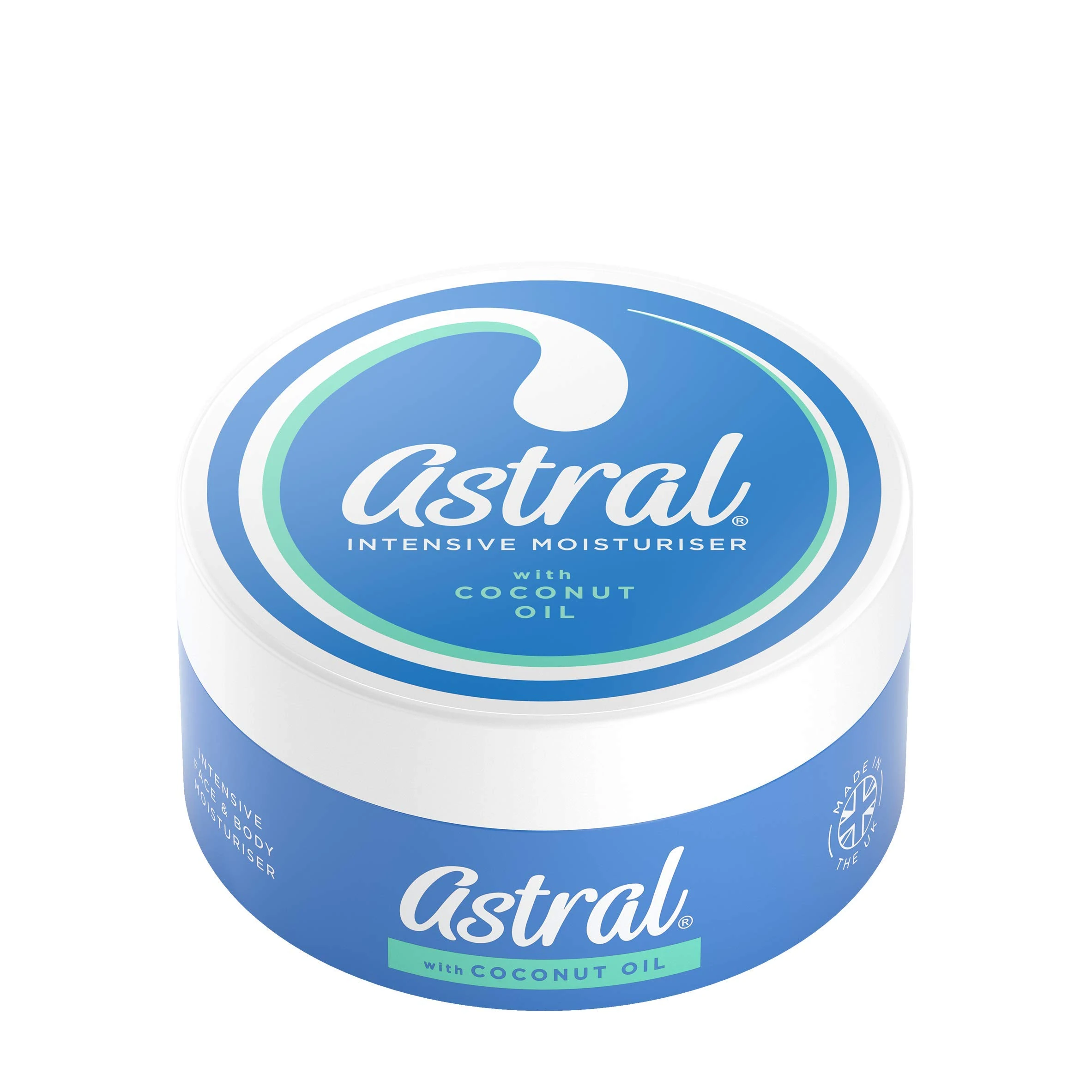 Astral Face & Body Intensive Moisturiser Cream with Coconut Oil 200ml
