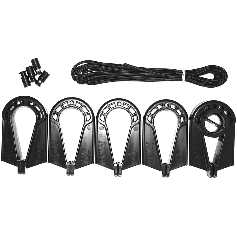 Blokart Mast Protector Foil Set Unisex Adult, Black