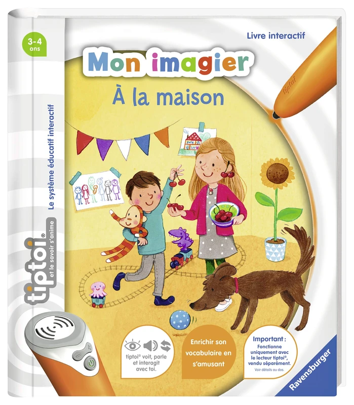 Ravensburger - Tiptoi- Interactive Book - My Imager at Home - From 3 Years - 00 695