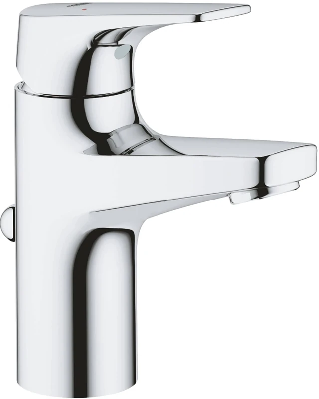 GROHE Start Flow Single-Lever Basin, S-Size A Water-Saving Tap with Pop-Up Waste Set, Chrome Finish 23809000