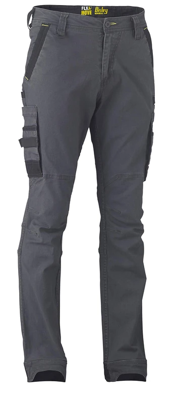 Bisley Workwear UKBPC6331_BCCG Flex & Move Cargo Trousers Stretch Utility - Charcoal, 44R