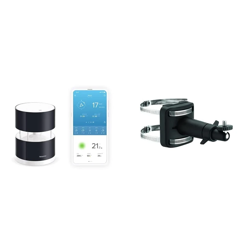 Wireless Anemometer with wind speed and direction sensor – Wind Gauge for Netatmo Weather Station & Netatmo Mount, for Netatmo Rain Gauge and Wind Gauge