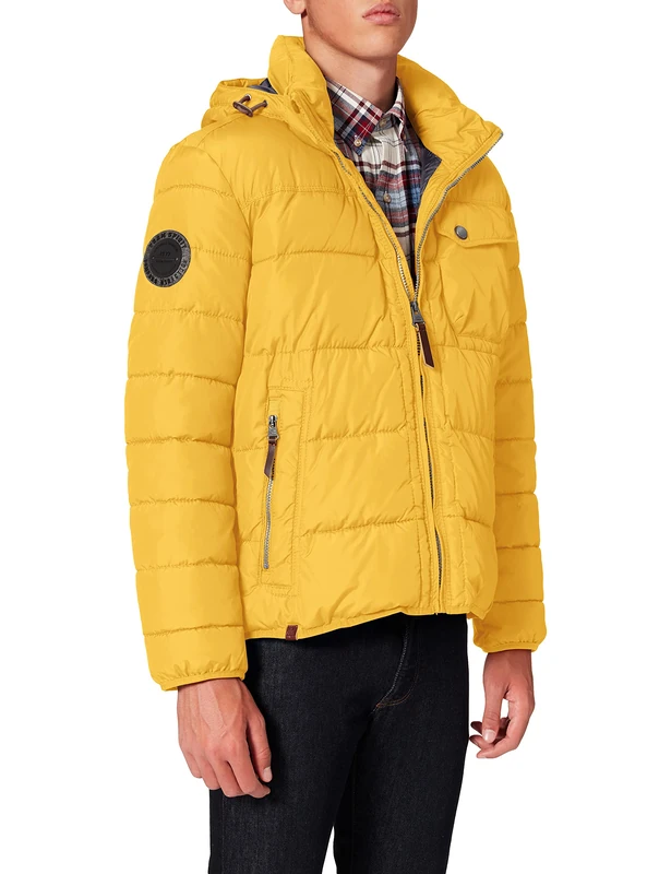 Camel Active Men's 420800 Jacket, Yellow (Yellow 72), X-Large (Size: 27)