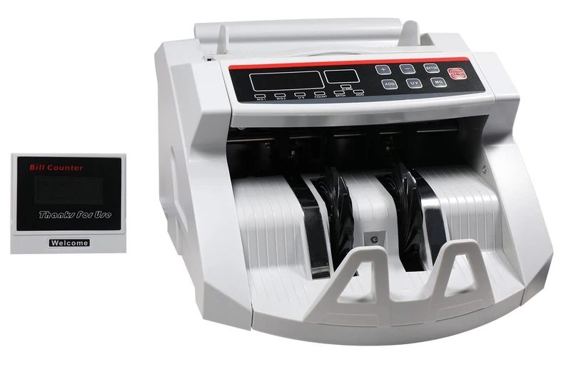 TEMPO DI SALDI Professional Banknote Counter with False Banknote Detector and LED Display