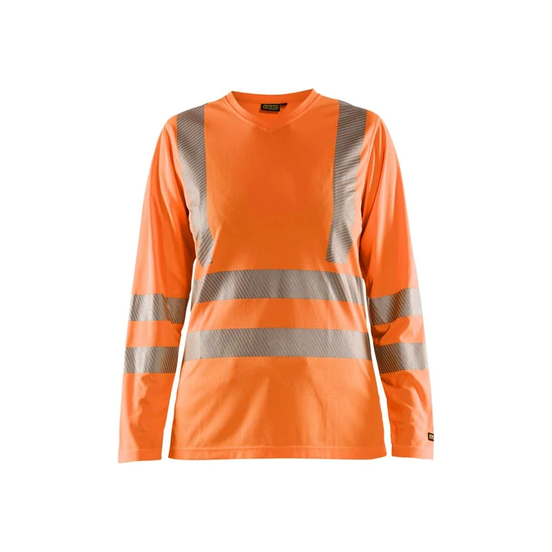 Blaklader 348510135300M Flame Retardant T-Shirt, High Vis Orange, Size M