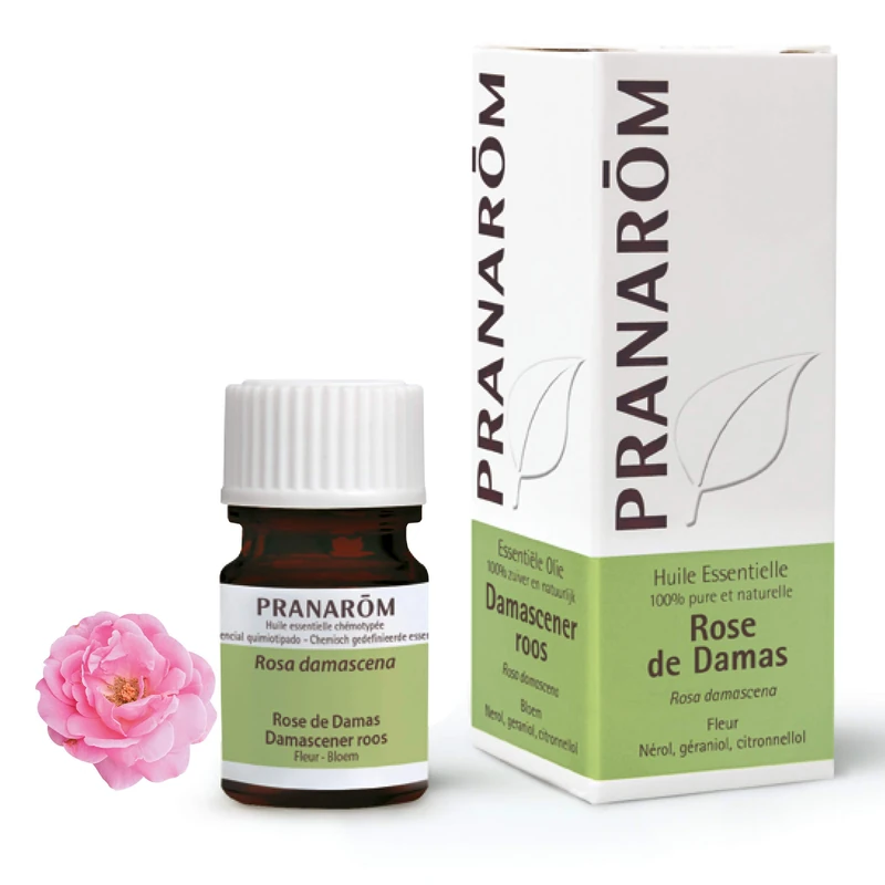 Pranarôm Essential Oil Damask Rose (Rosa damascena) 5ml
