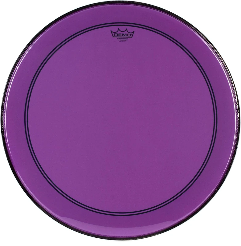 Remo Colortone Powerstroke 3 Clear Drum Head 24 Inches P3-1324-CT-PU Purple