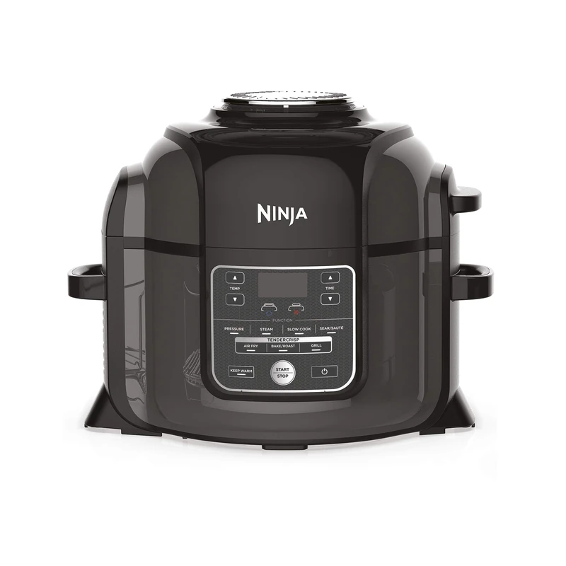 Ninja Foodi Multi-Cooker [OP300UK], 7-in-1, 6L, Electric Pressure Cooker and Air Fryer, Grey and Black