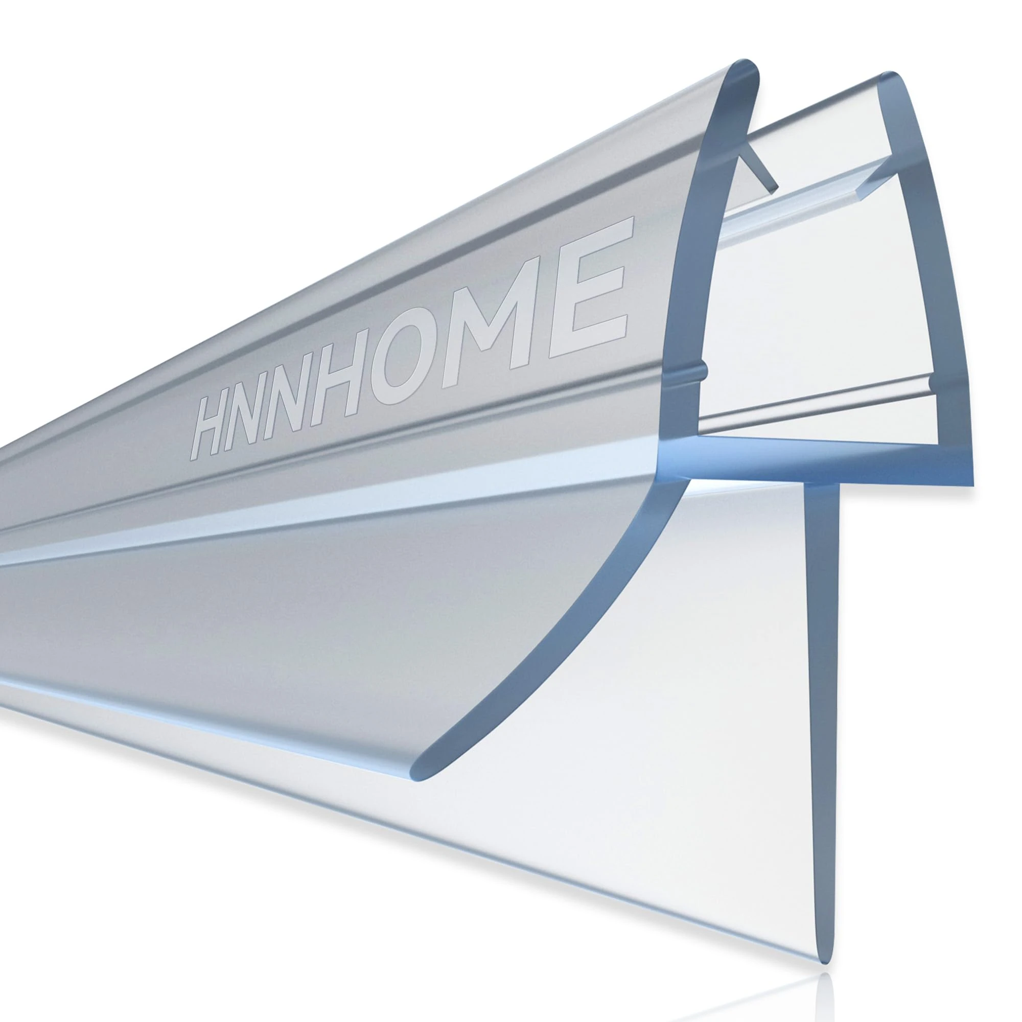 HNNHOME Bath Shower Screen Door Seal Strip for 4-6mm Glass Up to 16mm Gap (Straight)