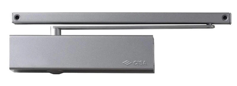 CISA Protettore cilindro Asymmetric Aerial Door Closer Rack and Pinion D5200, Black matt, Largh. Porta Max 1100
