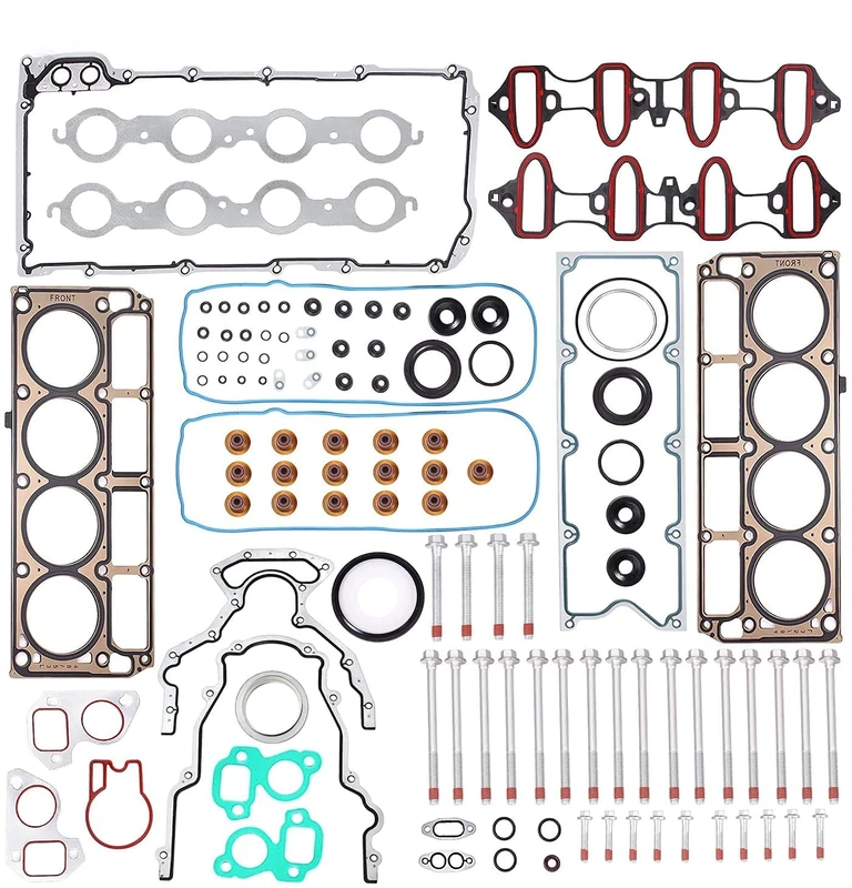 LIMICAR Cylinder Head Gasket Seal Full Set Compatible with 2002 2003 2004 2005 2006 2007 2008 2009 2010 2011 Chevrolet Silverado Tahoe GMC Yukon Envoy Buick Cadillac 4.8L 5.3L