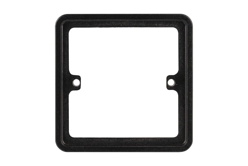 Schneider Electric Lisse Screwless Deco - Single Socket Spacer, GGBLSPC1BS, Black