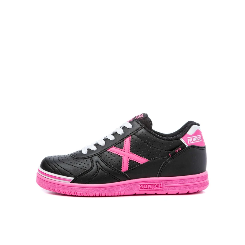 Munich G-3 Kid Profit, Unisex Children's Sports Shoes, Black-Pink, 4